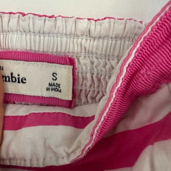 Abercrombie Girls Pink & White Striped Dress | Size Small | Cute & Playful - Picture 5 of 5